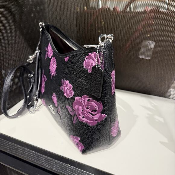 Last 1 ‼️Coach Laurel Shoulder Bag With Floral Print CCE26 - Picture 5 of 9